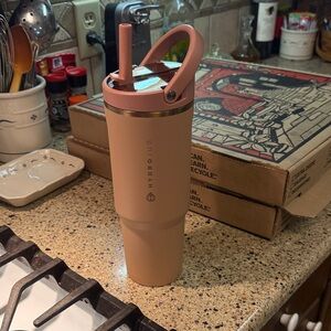 HydroJug Beige Water Bottle with Handle